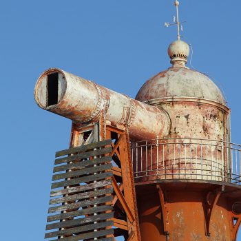 Заброшенный нижний Николаевский створный маяк